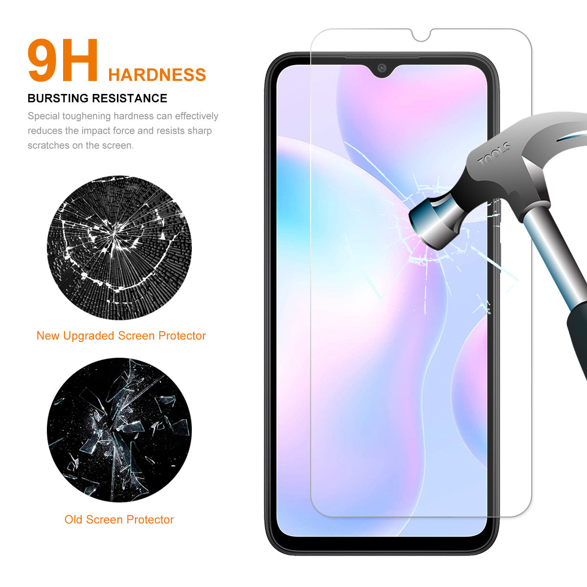 ENKAY HAT PRINCE for Xiaomi Redmi 9A/9C/9C NFC 9H Hardness Tempered Glass Film 0.26mm 2.5D Full Glue Screen Protector ENKAY HAT PRINCE for Xiaomi Redmi 9A/9C/9C NFC 9H Hardness Tempered Glass Film 0.26mm 2.5D Full Glue Screen Protector